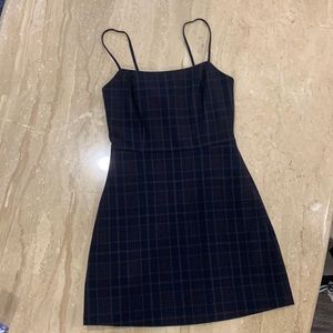 Aritzia Wilfred Plaid Spaghetti Strap Dress Size 2
